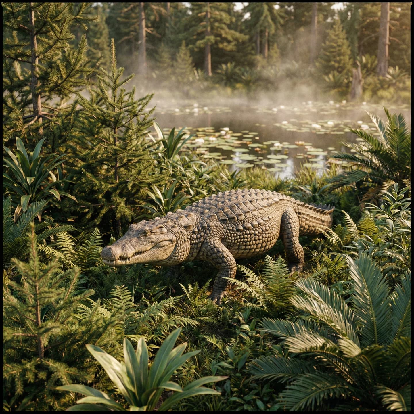 시모수쿠스 (Simosuchus clarki) 복원도