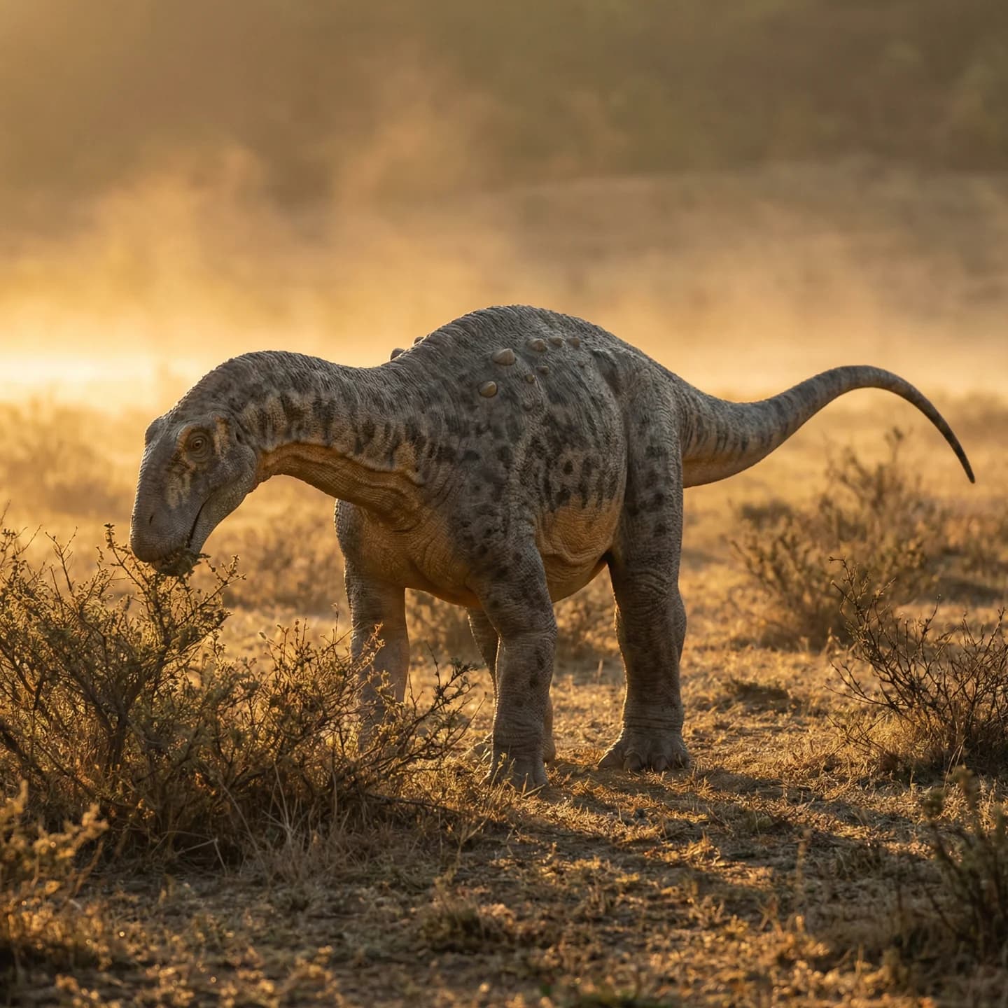 Magyarosaurus (Magyarosaurus dacus) restoration
