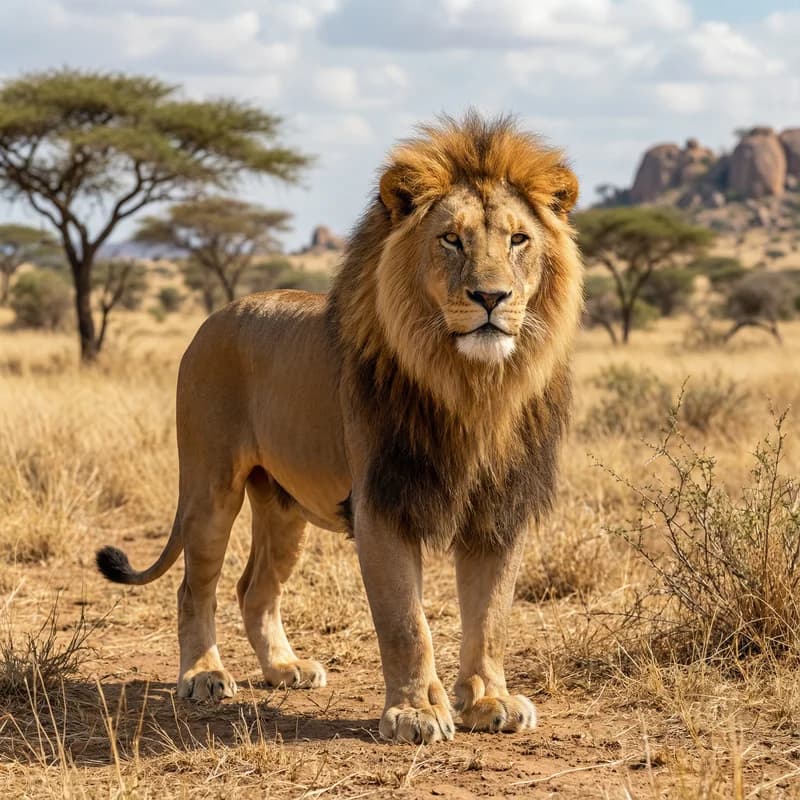 Lion (Panthera leo)
