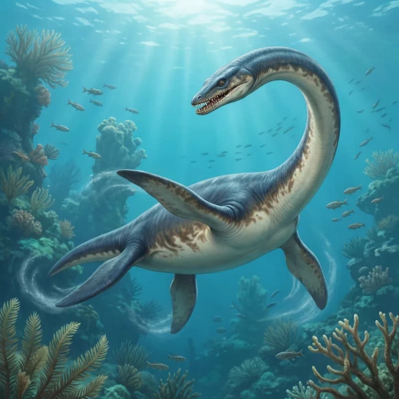 플레시오사우루스 (Plesiosaurus dolichodeirus)