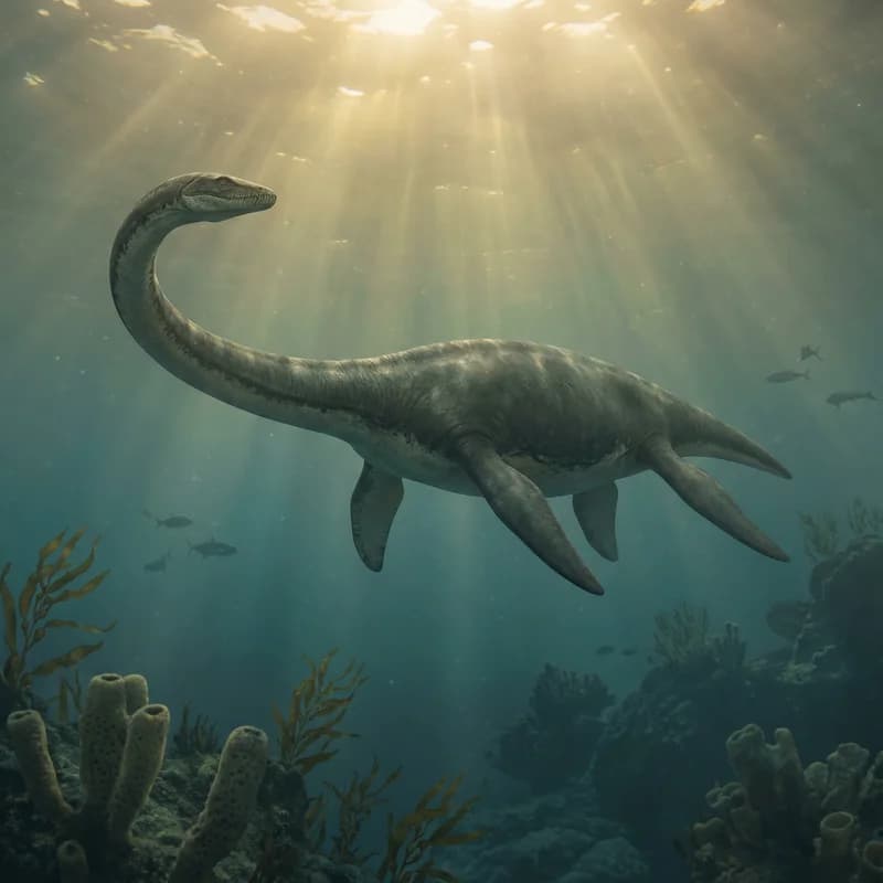엘라스모사우루스 (Elasmosaurus platyurus)