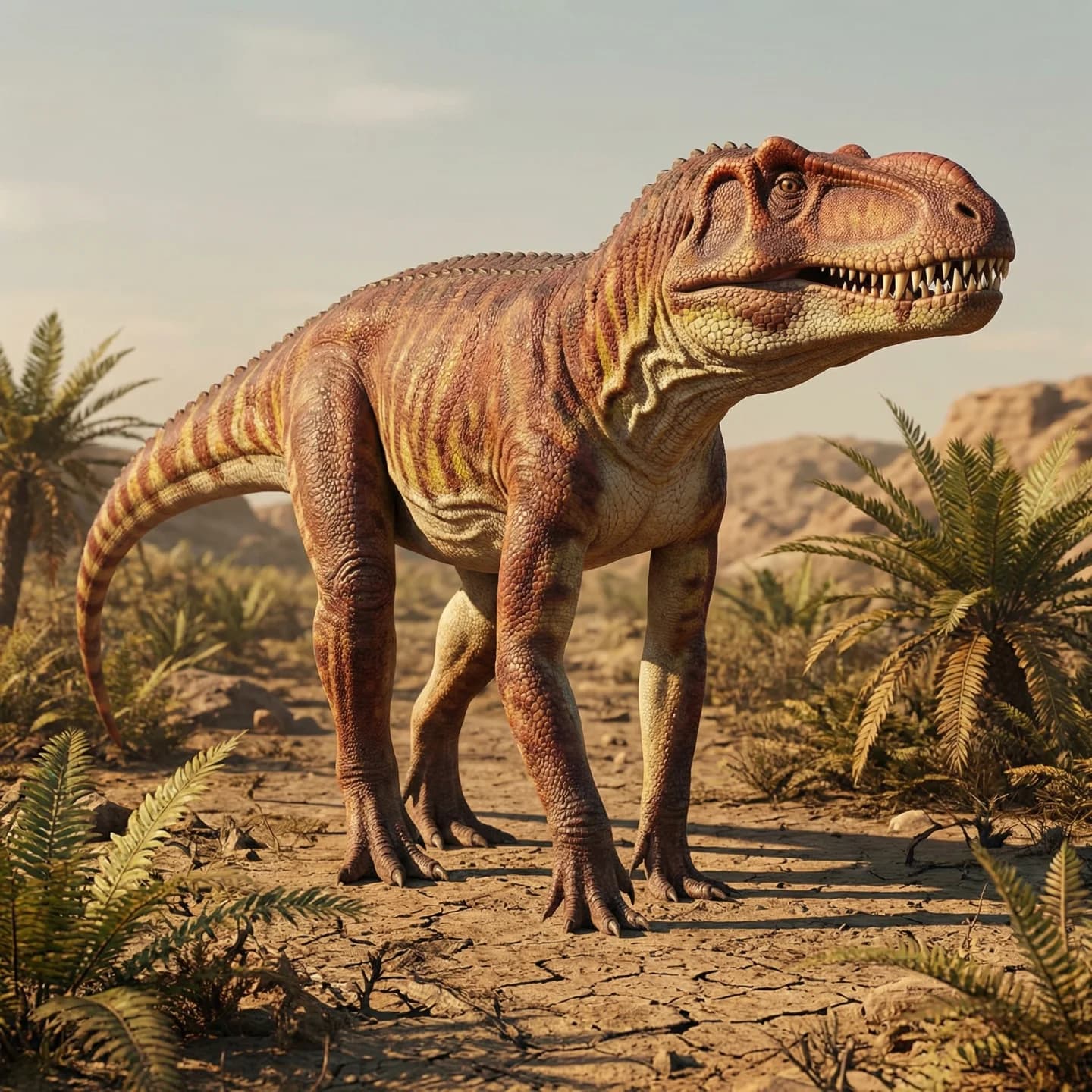 루페로수쿠스 (Luperosuchus fractus) 복원도