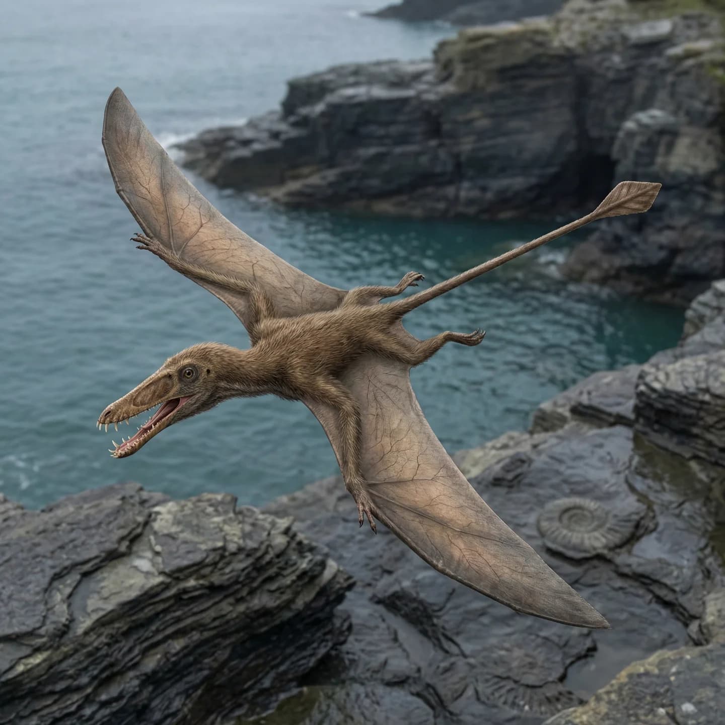 Dorygnathus (Dorygnathus banthensis) restoration