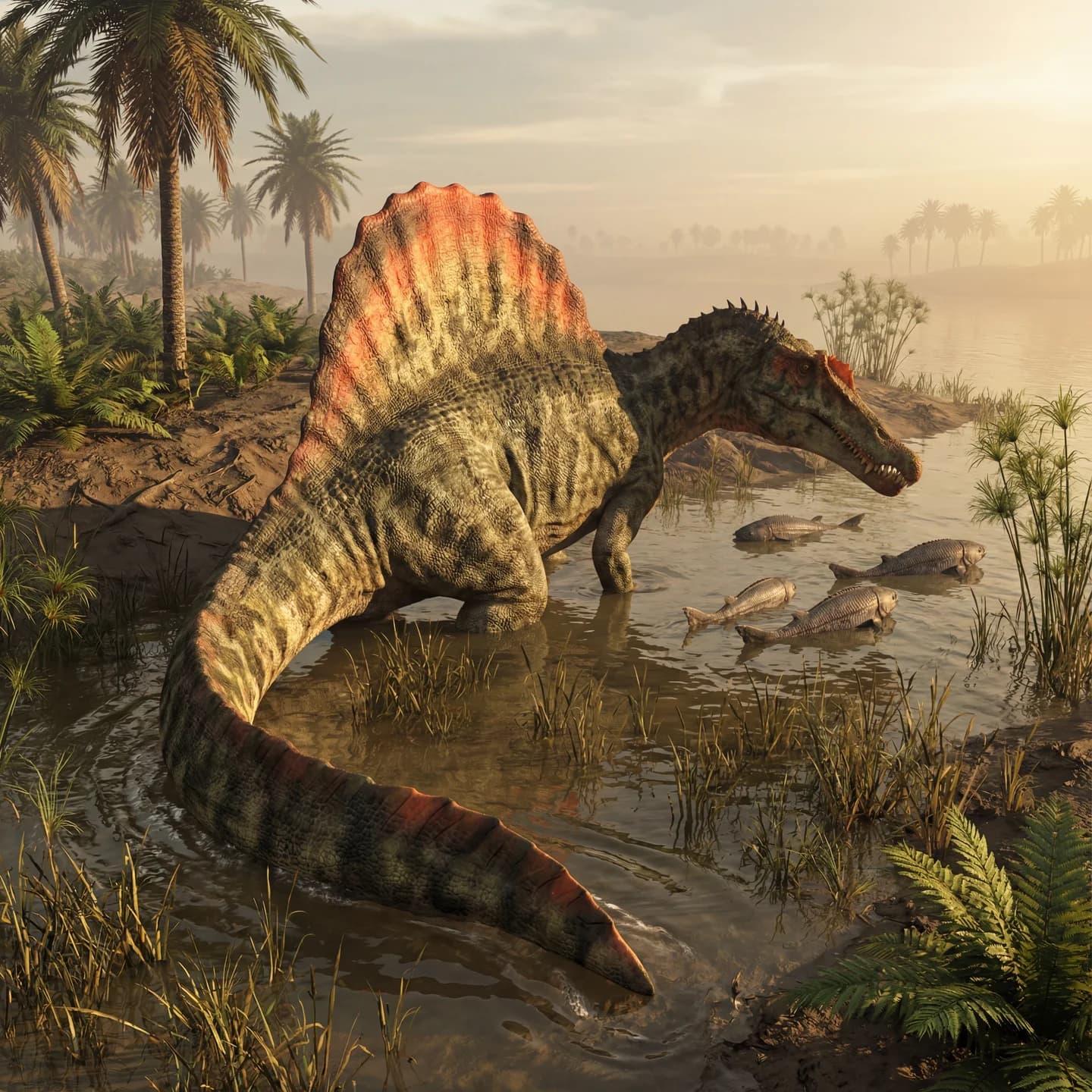 Spinosaurus (Spinosaurus aegyptiacus) restoration