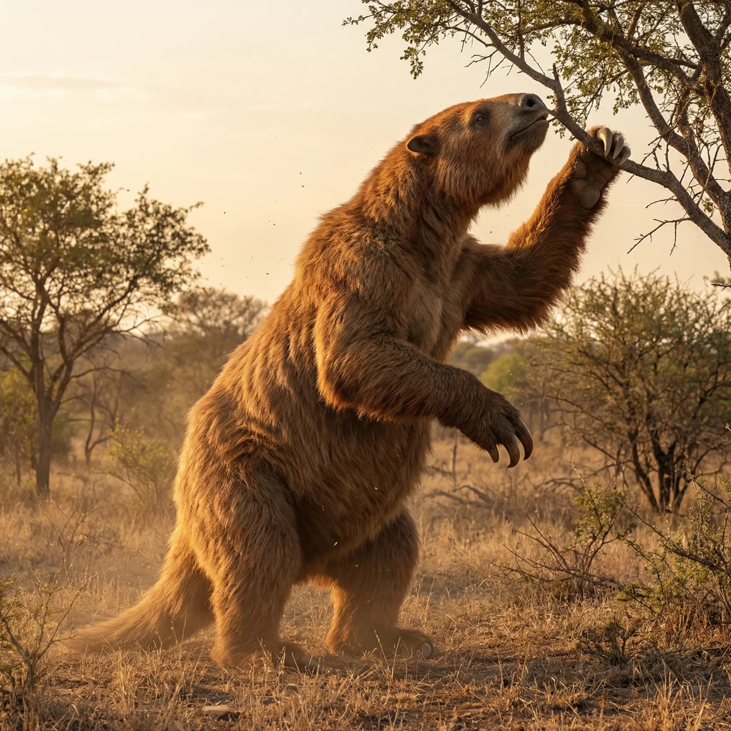 메가테리움 (Megatherium americanum) 복원도