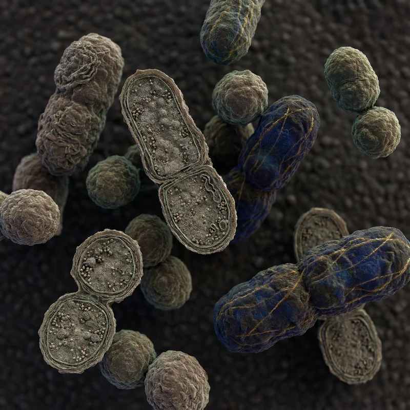 메탄생성균 (Methanogenic archaea) — 고세균 미생물 일러스트 | DinoLifePedia