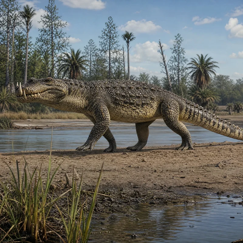 카프로수쿠스 (Kaprosuchus saharicus) — 악어류 · 백악기 고생물 일러스트 | DinoLifePedia