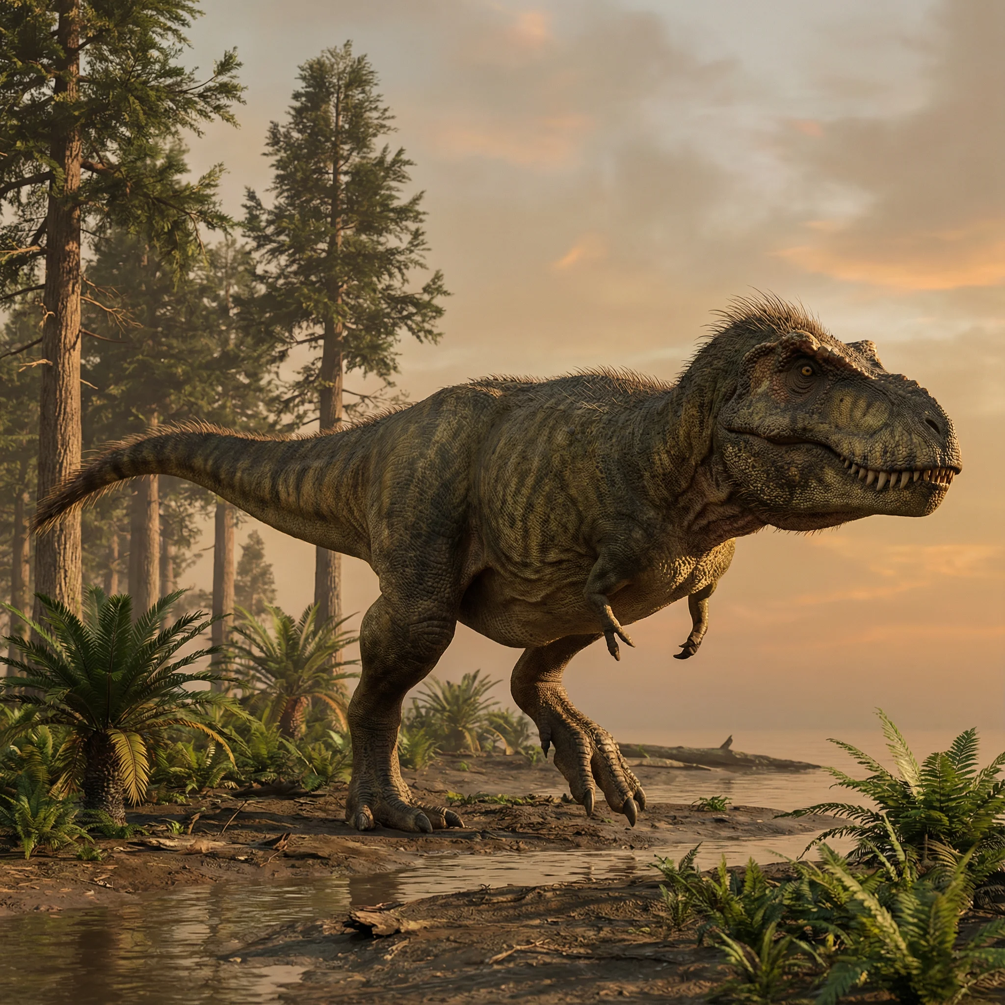 티라노사우루스 (Tyrannosaurus rex) — 공룡 · 백악기 고생물 일러스트 | DinoLifePedia
