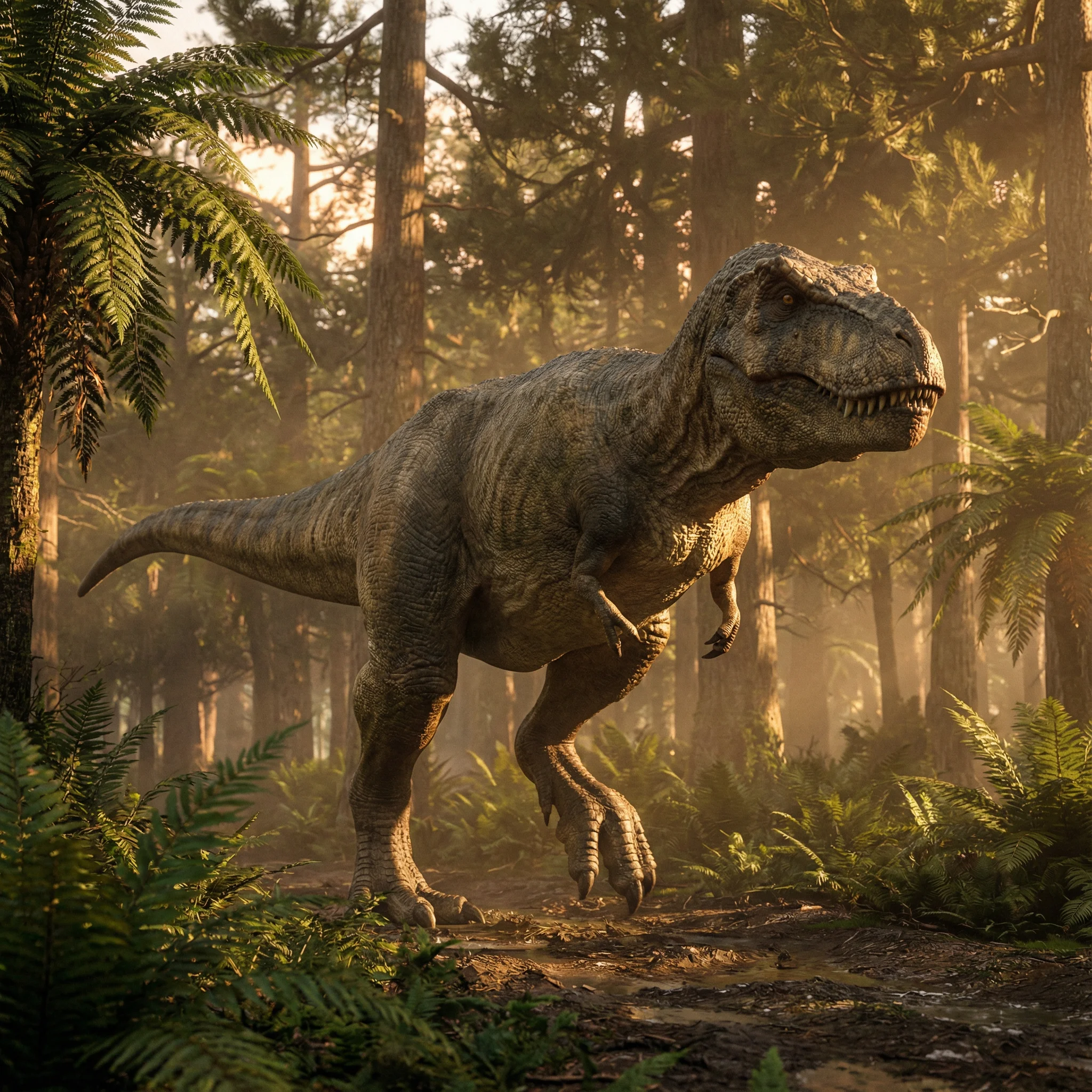 티라노사우루스 (Tyrannosaurus rex) — 공룡 · 백악기 고생물 일러스트 | DinoLifePedia