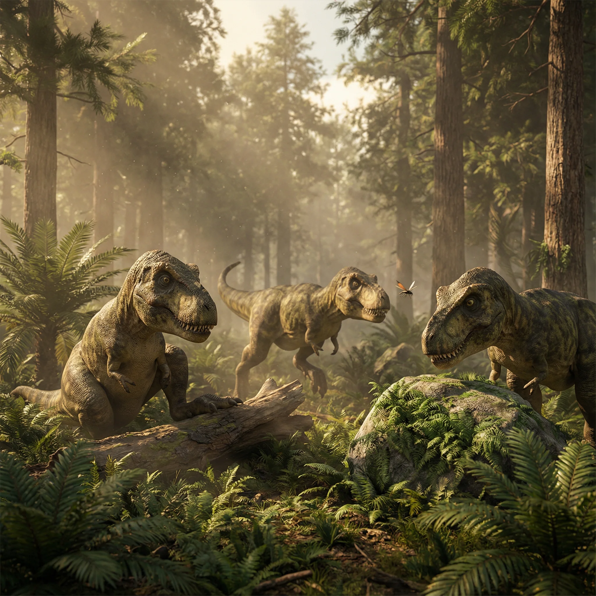 티라노사우루스 (Tyrannosaurus rex) — 공룡 · 백악기 고생물 일러스트 | DinoLifePedia