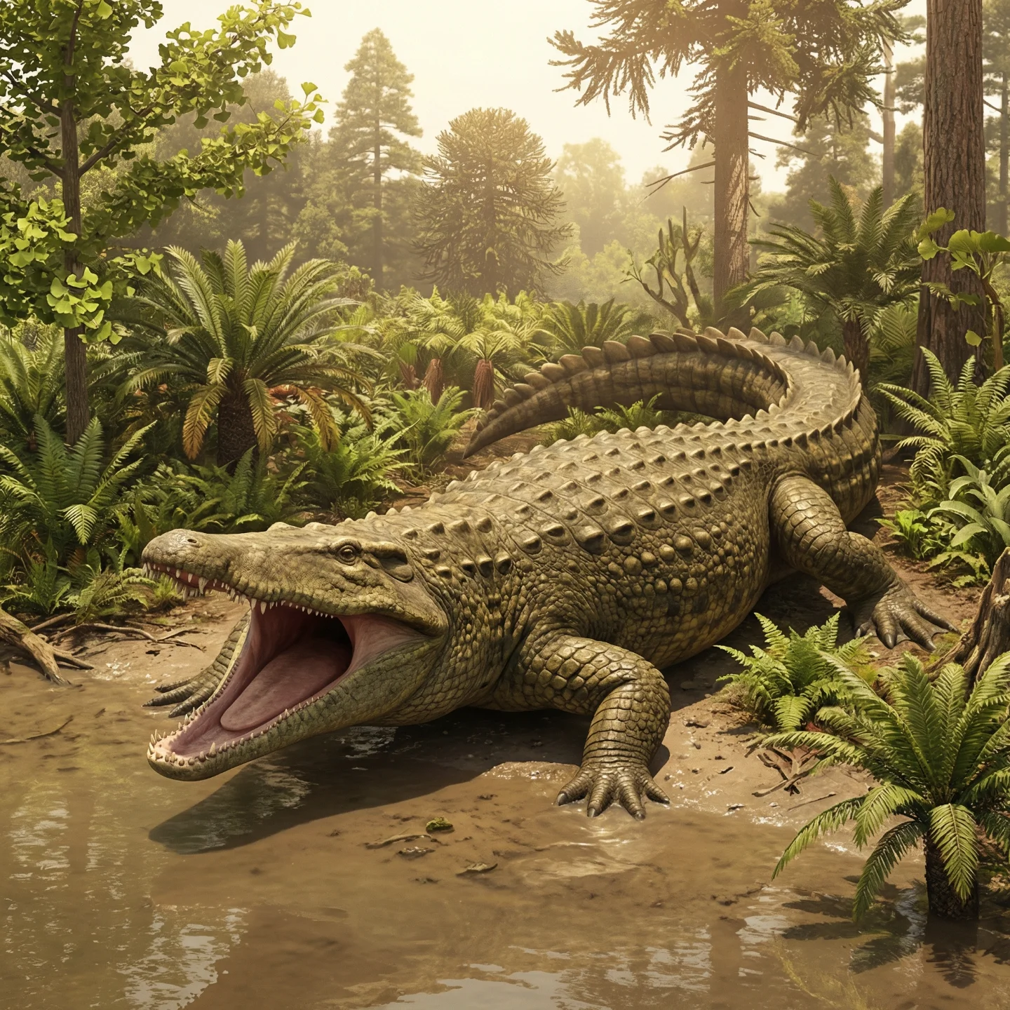 스토마토수쿠스 (Stomatosuchus inermis)