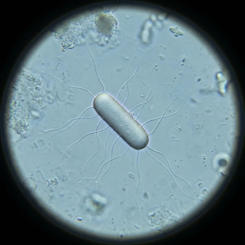 대장균 (Escherichia coli) — 세균 미생물 일러스트 | DinoLifePedia