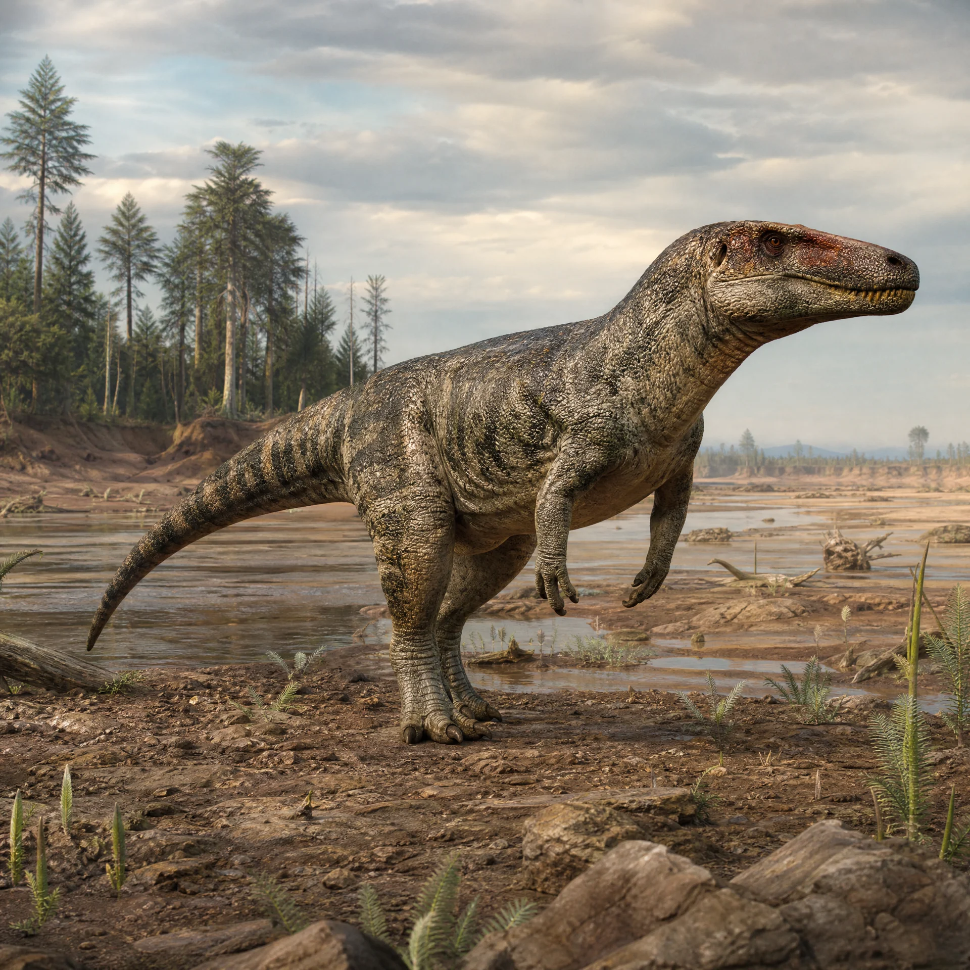 Smok (Smok wawelski) — Dinosaurs · Triassic Period prehistoric life illustration | DinoLifePedia