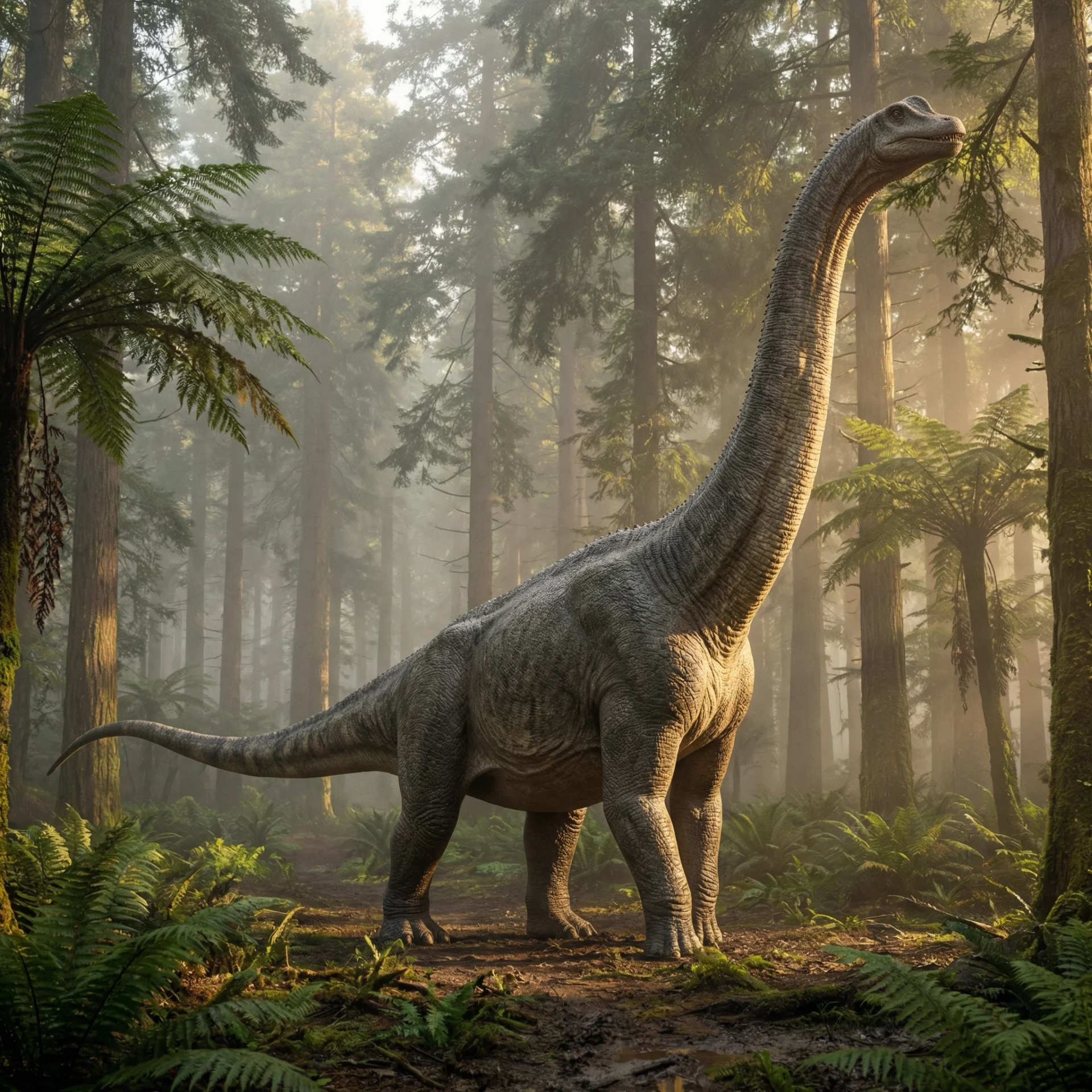 Vulcanodon (Vulcanodon karibaensis) — Dinosaurs · Jurassic Period prehistoric life illustration | DinoLifePedia