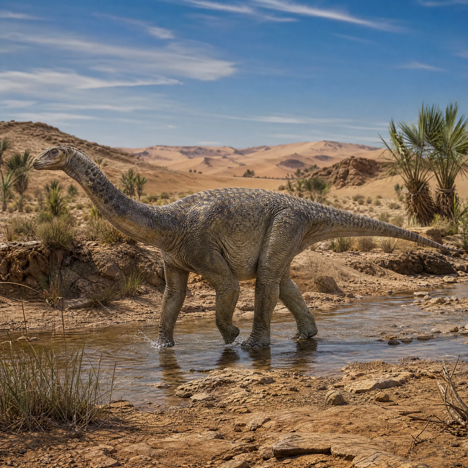 Vulcanodon (Vulcanodon karibaensis) — Dinosaurs · Jurassic Period prehistoric life illustration | DinoLifePedia