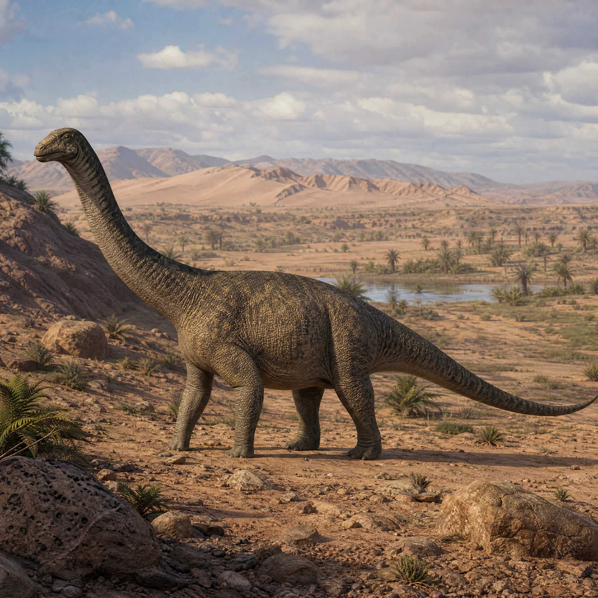 Vulcanodon (Vulcanodon karibaensis) — Dinosaurs · Jurassic Period prehistoric life illustration | DinoLifePedia