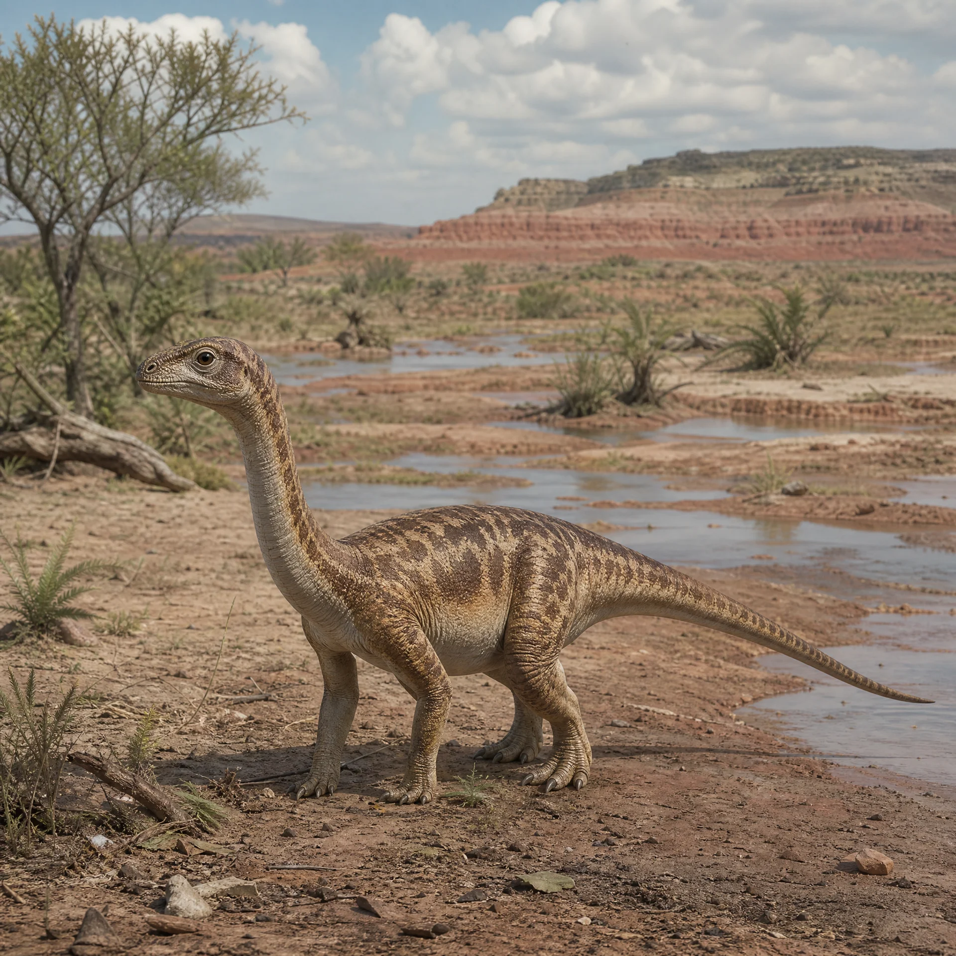 Heterodontosaurus (Heterodontosaurus tucki) — Dinosaurs · Jurassic Period prehistoric life illustration | DinoLifePedia