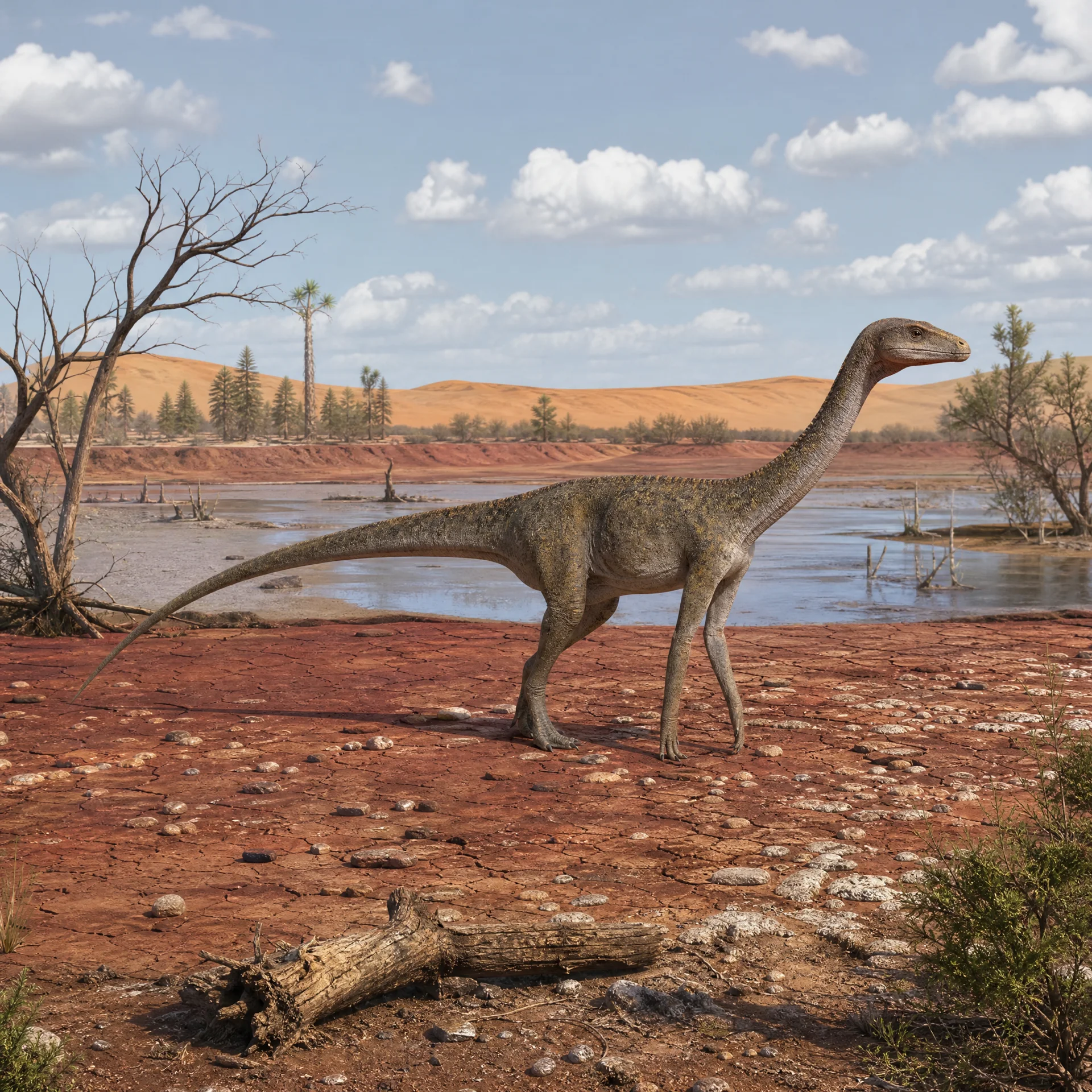 Massospondylus | Dinosaurs · Jurassic Period · prehistoric Massospondylus (Massospondylus carinatus) — Dinosaurs · Jurassic Period prehistoric life illustration | DinoLifePedia