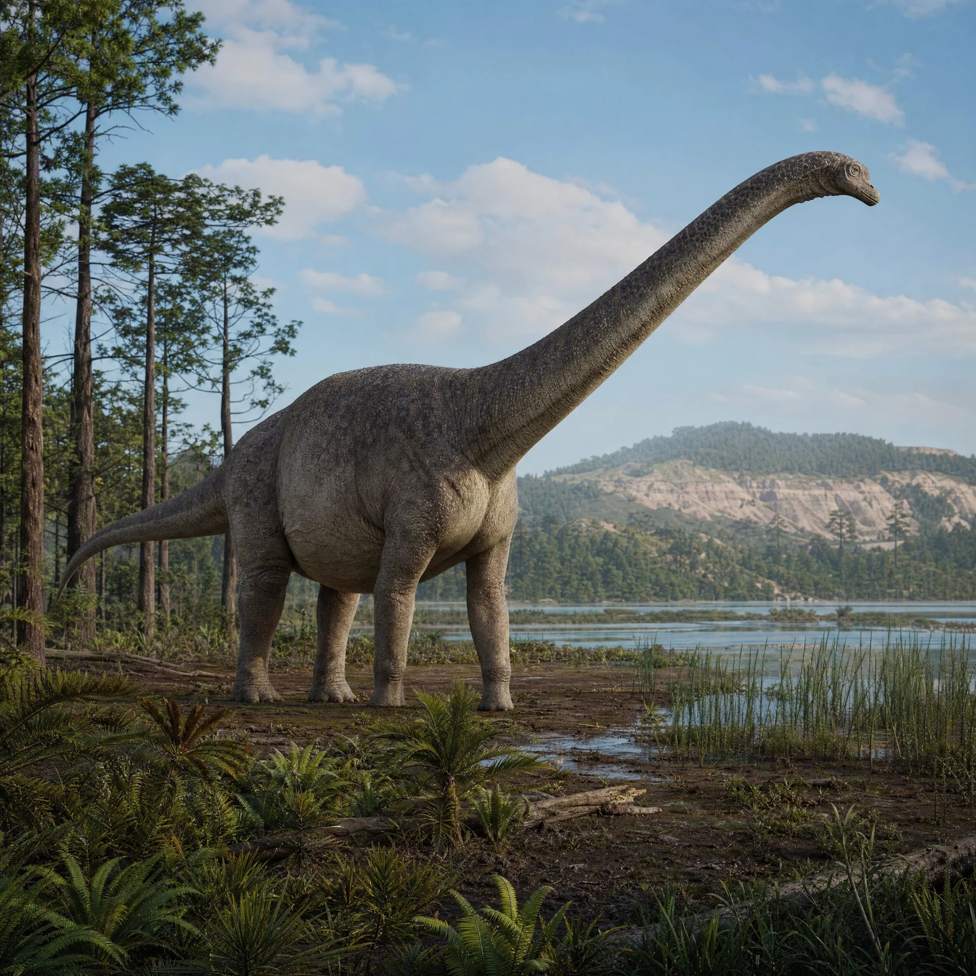 Dongbeititan (Dongbeititan dongi) — Dinosaurs · Cretaceous Period prehistoric life illustration | DinoLifePedia