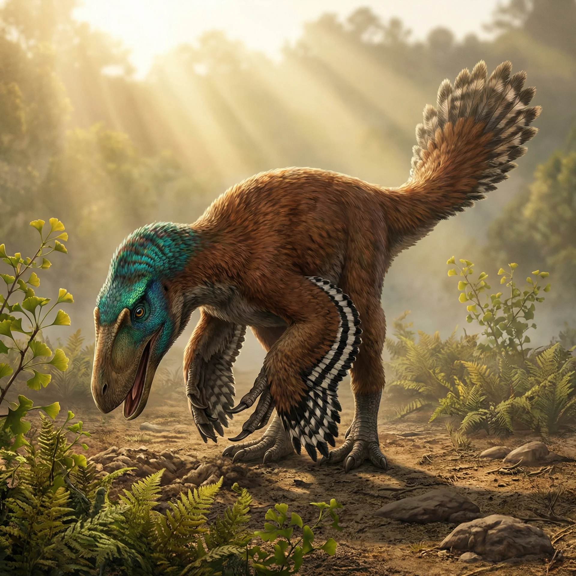 얀베이롱 (Yanbeilong ultimus) — 공룡 · 백악기 고생물 일러스트 | DinoLifePedia