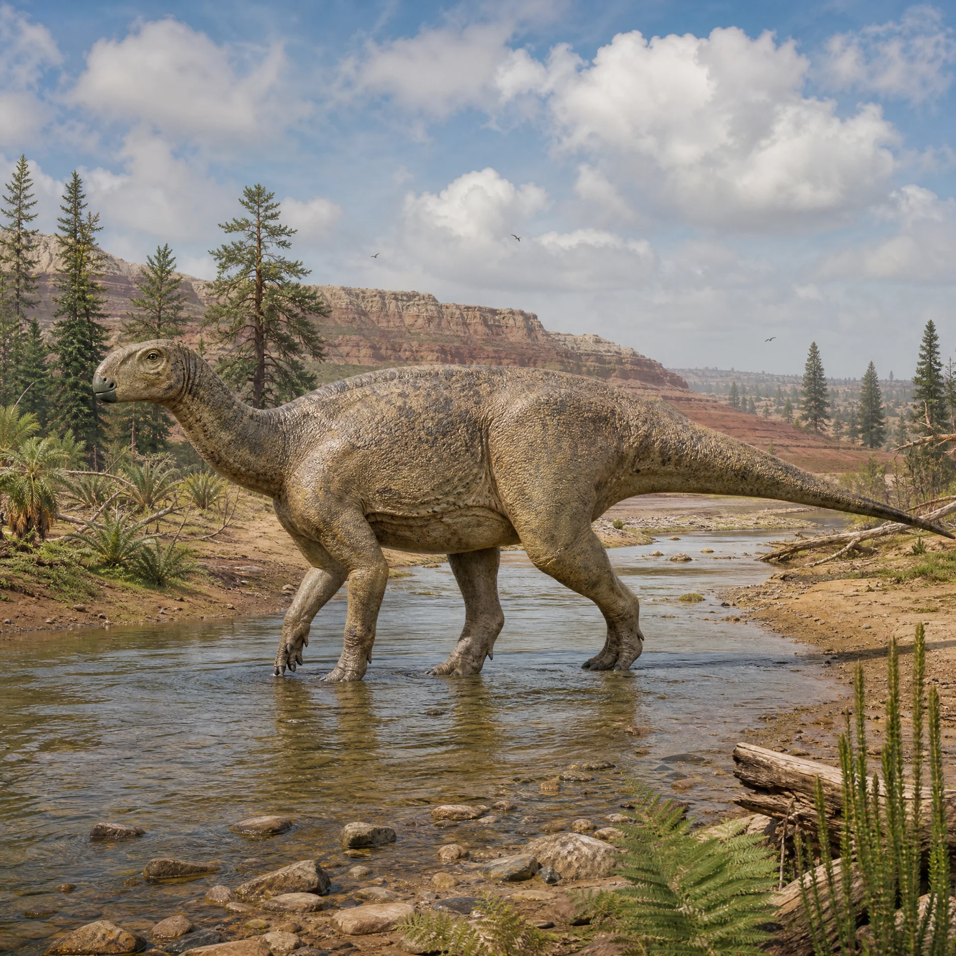 얀베이롱 (Yanbeilong ultimus) — 공룡 · 백악기 고생물 일러스트 | DinoLifePedia