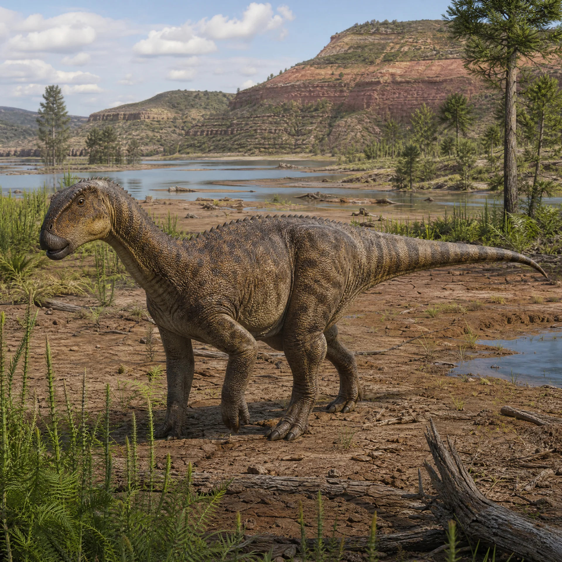 얀베이롱 (Yanbeilong ultimus) — 공룡 · 백악기 고생물 일러스트 | DinoLifePedia