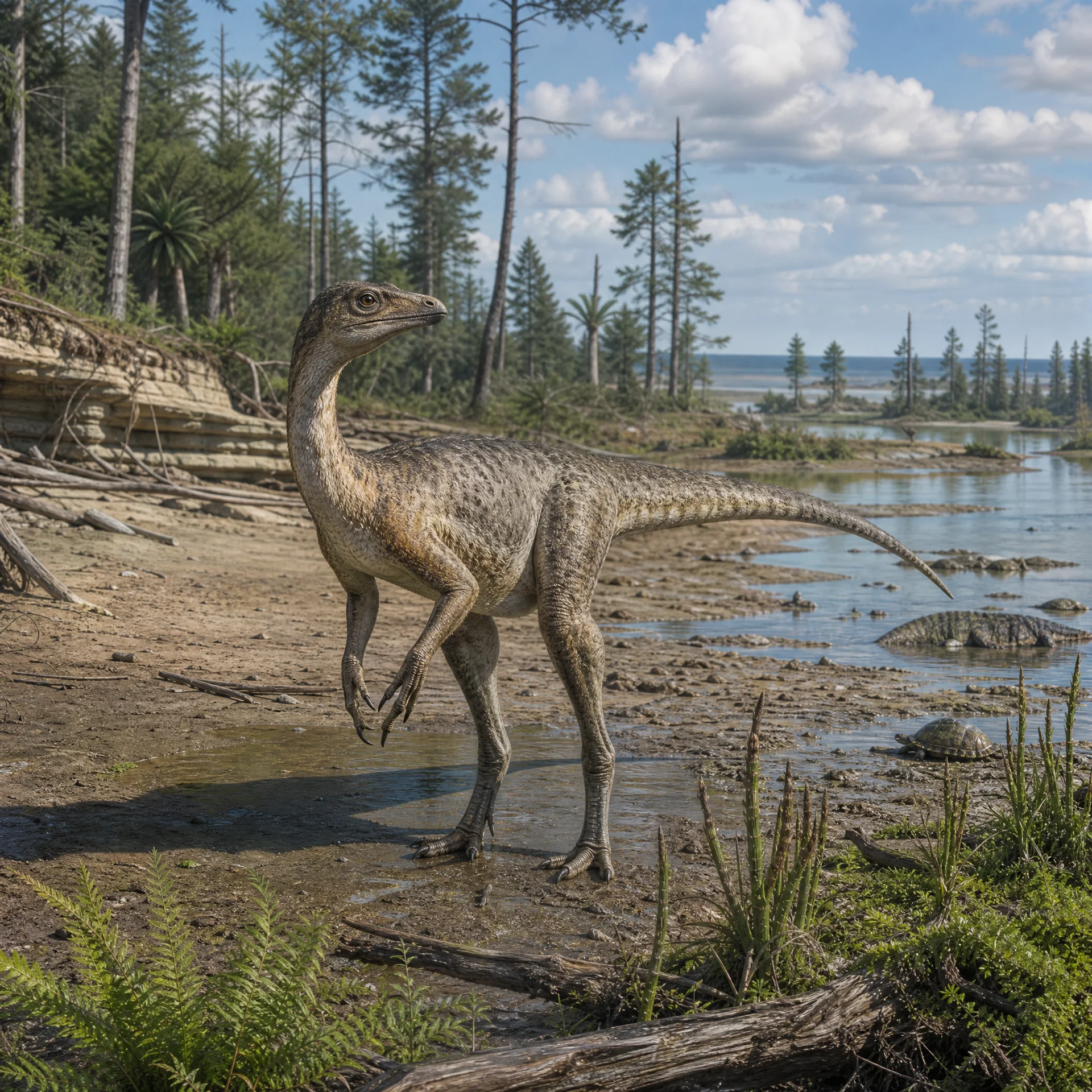 Arkansaurus (Arkansaurus fridayi) — Dinosaurs · Cretaceous Period prehistoric life illustration | DinoLifePedia
