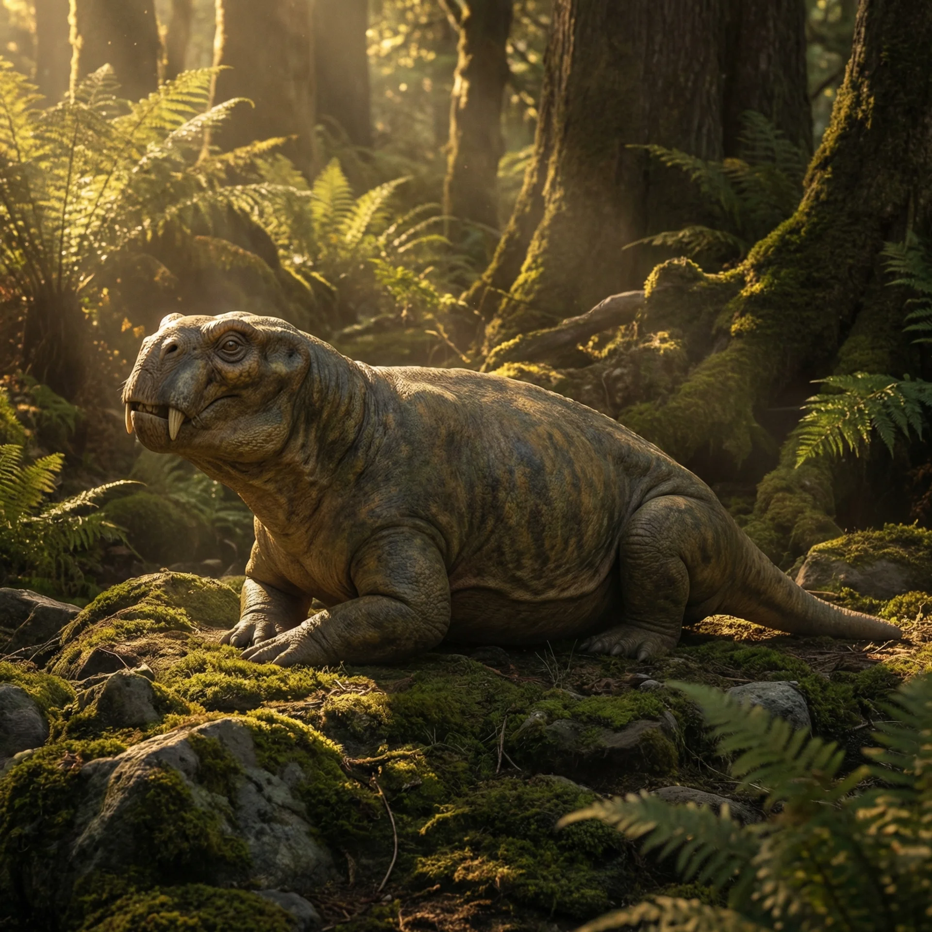리스트로사우루스 (Lystrosaurus) — 단궁류 · 트라이아스기 고생물 일러스트 | DinoLifePedia