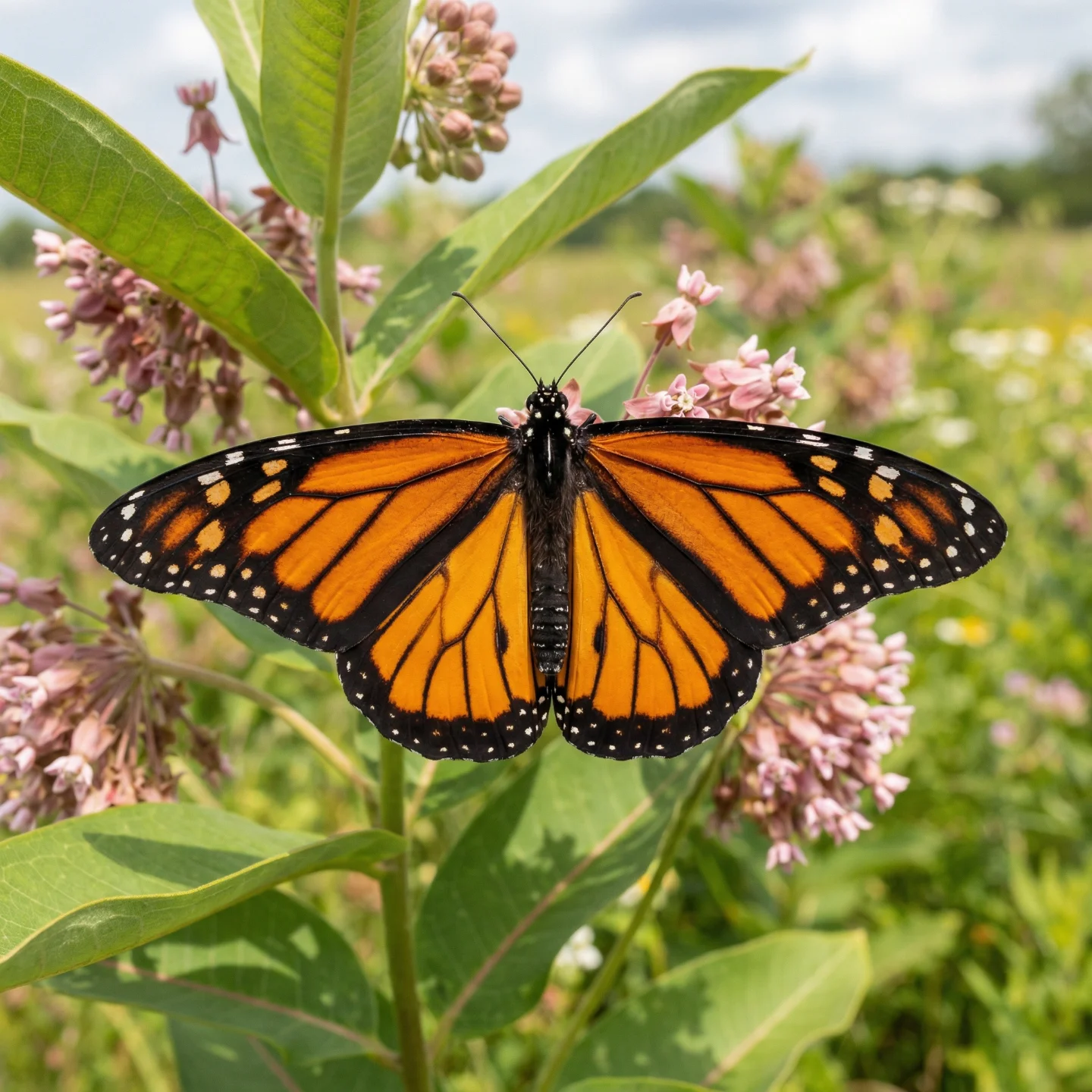 제왕나비 (Danaus plexippus)