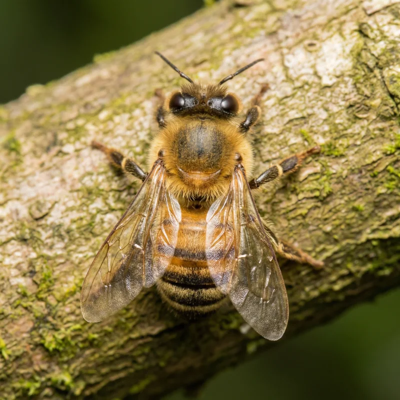 꿀벌 (Apis mellifera) — 곤충 현생 생물 일러스트 | DinoLifePedia