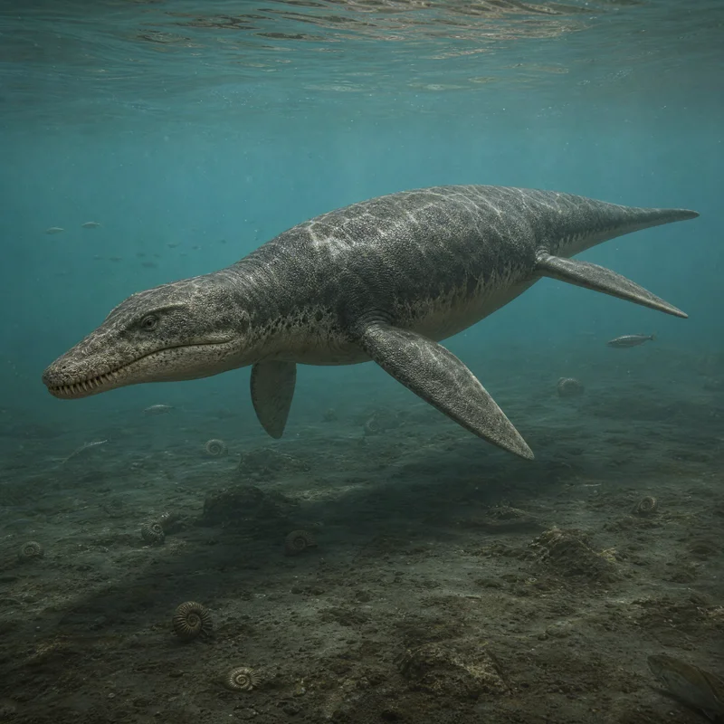 리오플레우로돈 (Liopleurodon ferox) — 해양 파충류 · 쥐라기 고생물 일러스트 | DinoLifePedia