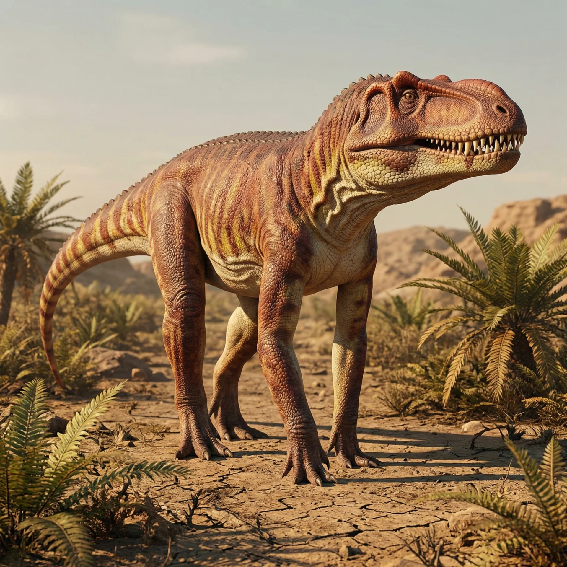 Luperosuchus (Luperosuchus fractus) — Marine Reptiles · Triassic Period prehistoric life illustration | DinoLifePedia