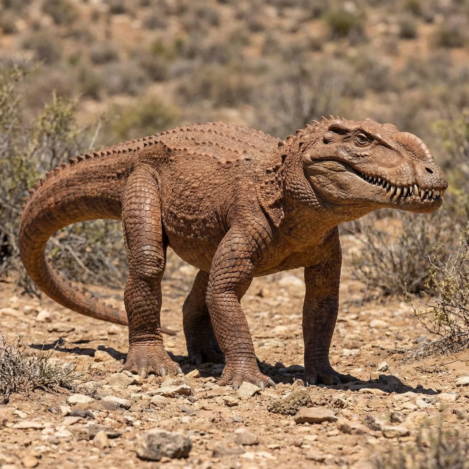 Luperosuchus (Luperosuchus fractus) — Marine Reptiles · Triassic Period prehistoric life illustration | DinoLifePedia