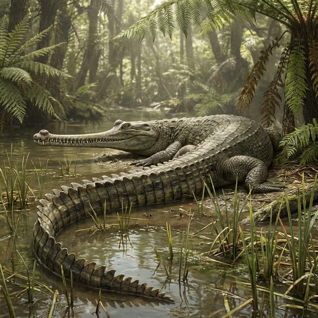 미스트리오수쿠스 (Mystriosuchus planirostris)