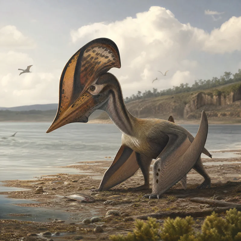 타페자라 (Tapejara wellnhoferi) — 익룡 · 백악기 고생물 일러스트 | DinoLifePedia