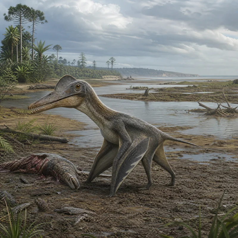 이스티오닥틸루스 (Istiodactylus latidens) — 익룡 · 백악기 고생물 일러스트 | DinoLifePedia