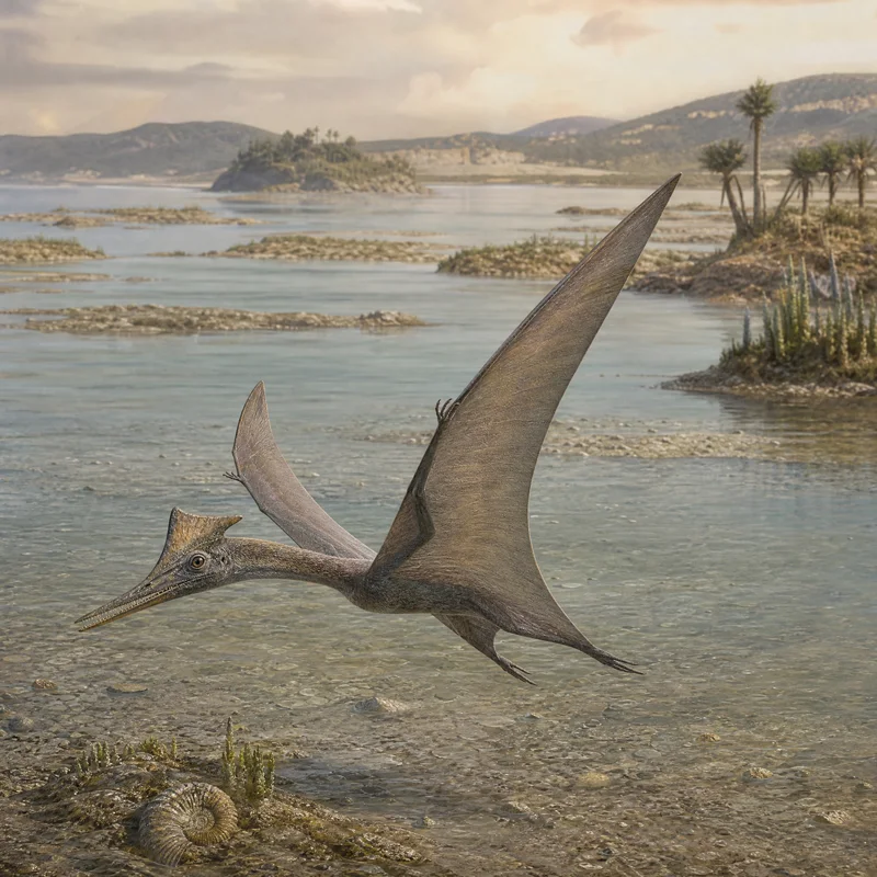 게르마노닥틸루스 (Germanodactylus cristatus) — 익룡 · 쥐라기 고생물 일러스트 | DinoLifePedia