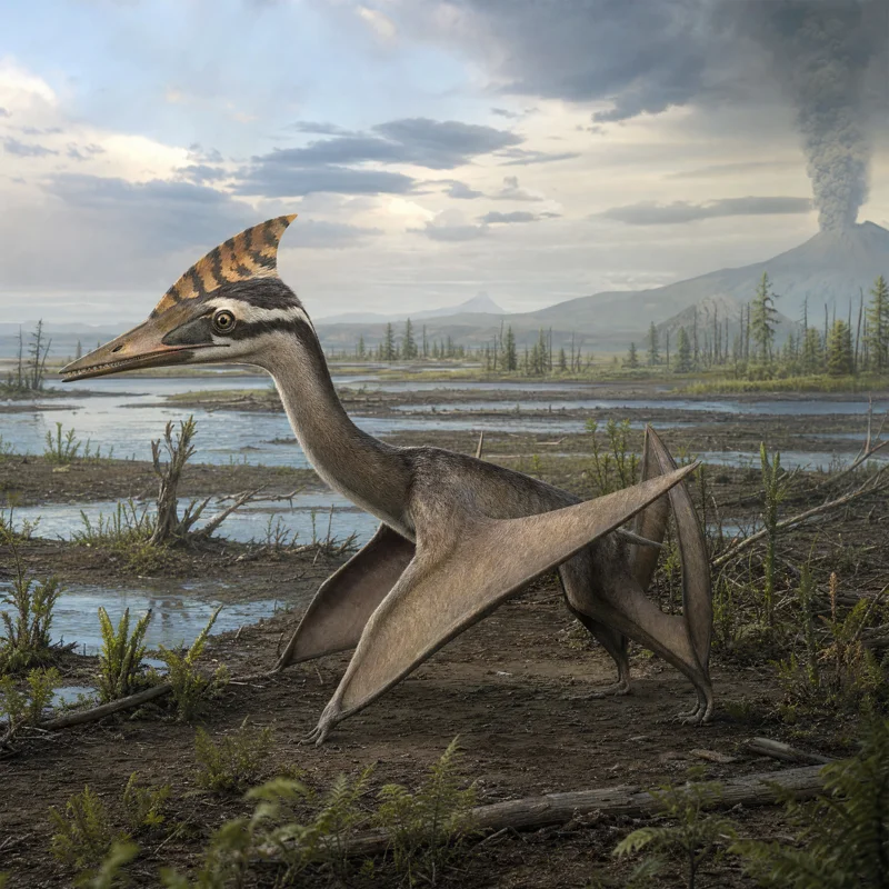 크립토드라콘 (Kryptodrakon progenitor) — 익룡 · 쥐라기 고생물 일러스트 | DinoLifePedia