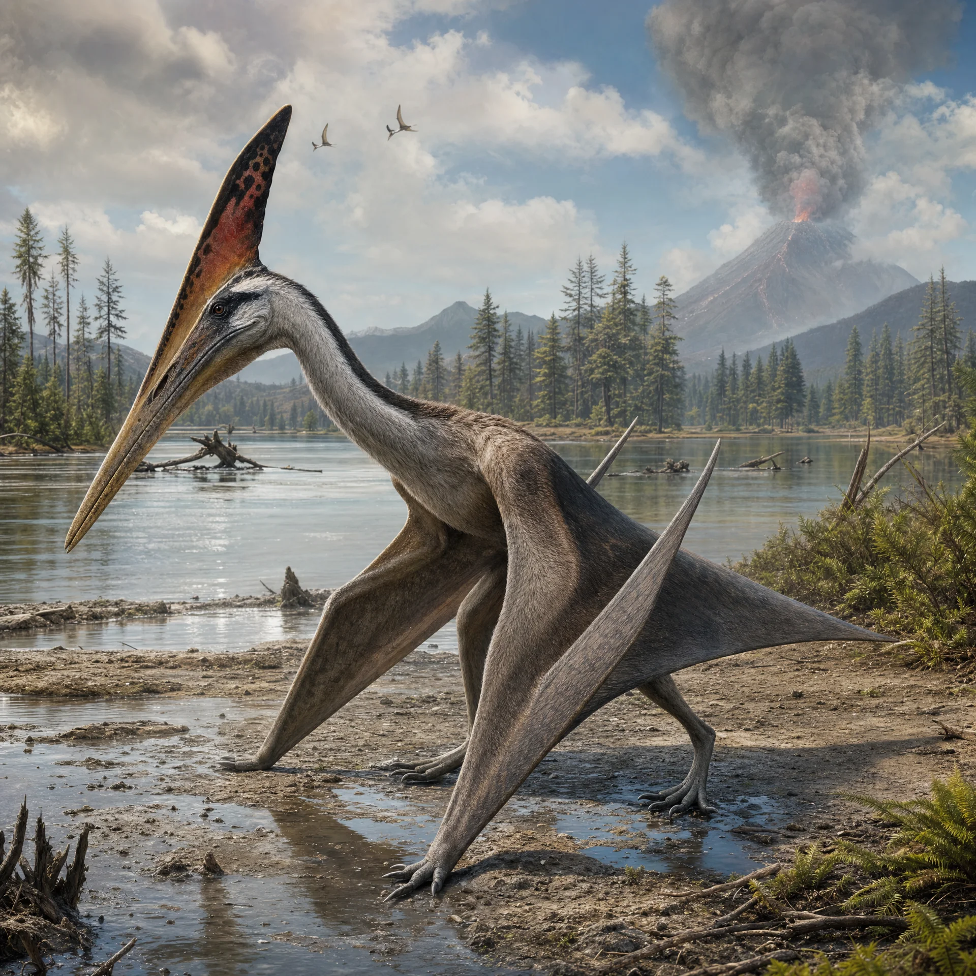 구이드라코 (Guidraco venator) — 익룡 · 백악기 고생물 일러스트 | DinoLifePedia