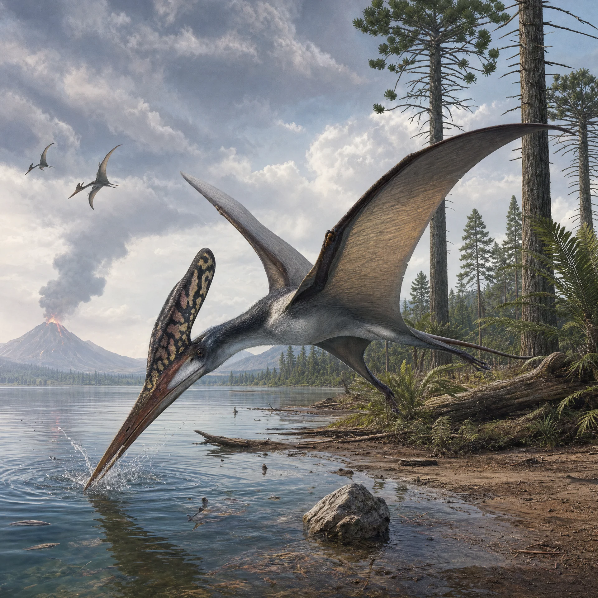 구이드라코 (Guidraco venator) — 익룡 · 백악기 고생물 일러스트 | DinoLifePedia