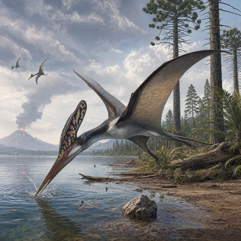 구이드라코 (Guidraco venator) — 익룡 · 백악기 고생물 일러스트 | DinoLifePedia