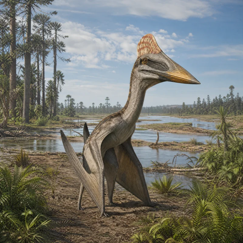 페로드라코 (Ferrodraco lentoni) — 익룡 · 백악기 고생물 일러스트 | DinoLifePedia