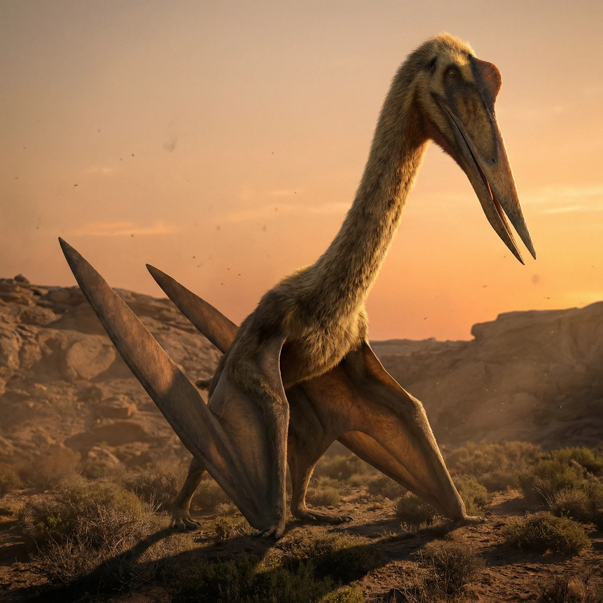 아람부르기아니아 (Arambourgiania philadelphiae) — 익룡 · 백악기 고생물 일러스트 | DinoLifePedia