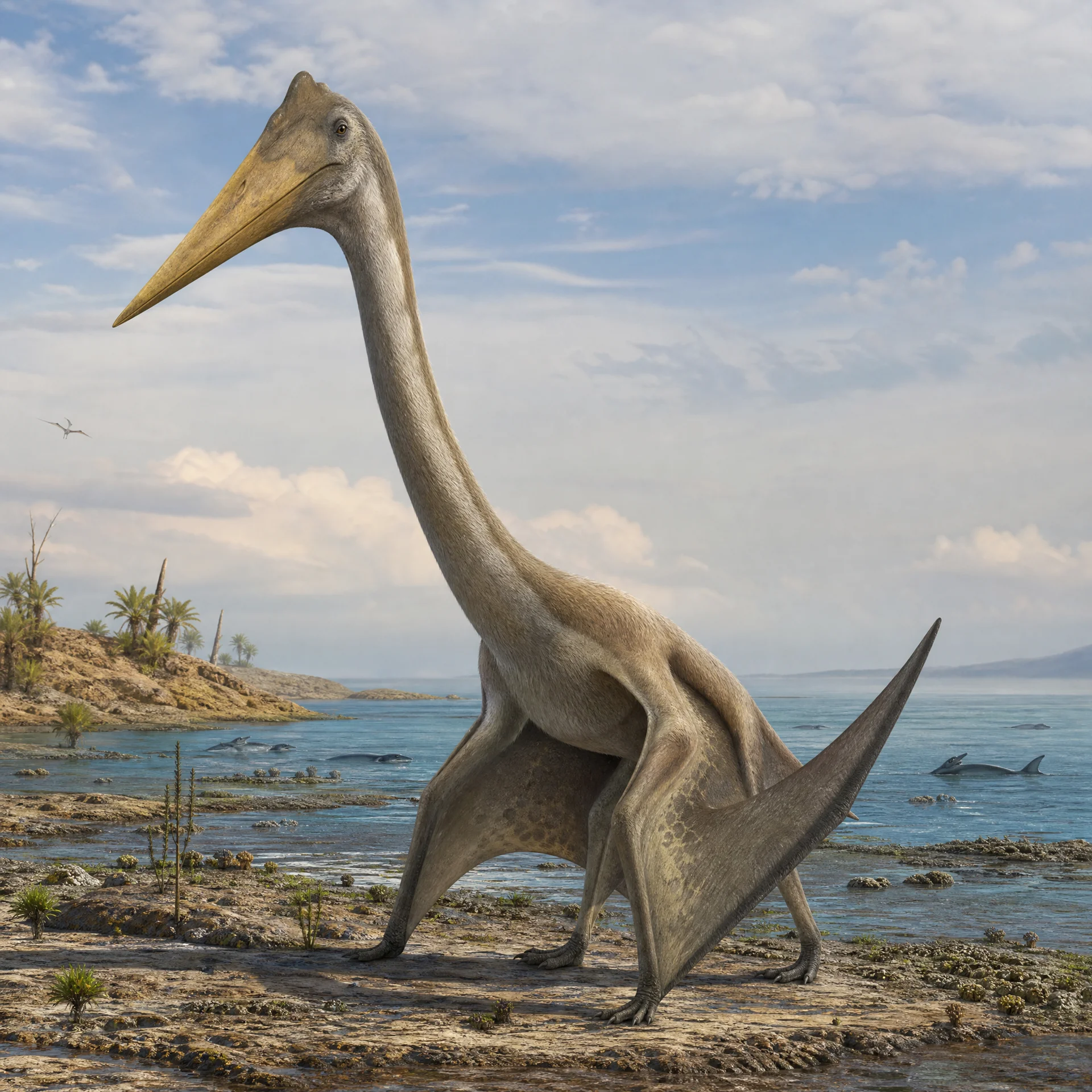 아람부르기아니아 (Arambourgiania philadelphiae) — 익룡 · 백악기 고생물 일러스트 | DinoLifePedia