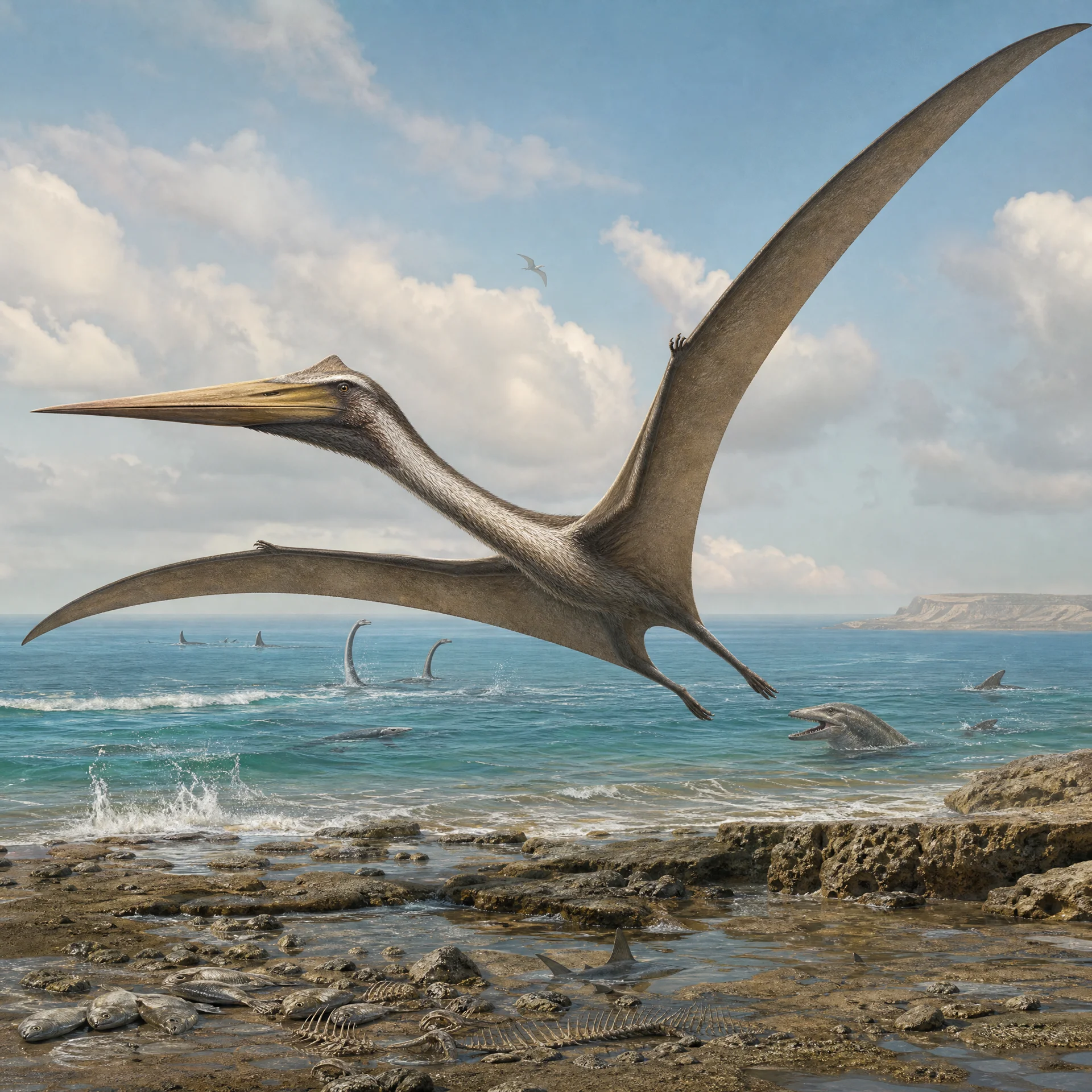 아람부르기아니아 (Arambourgiania philadelphiae) — 익룡 · 백악기 고생물 일러스트 | DinoLifePedia