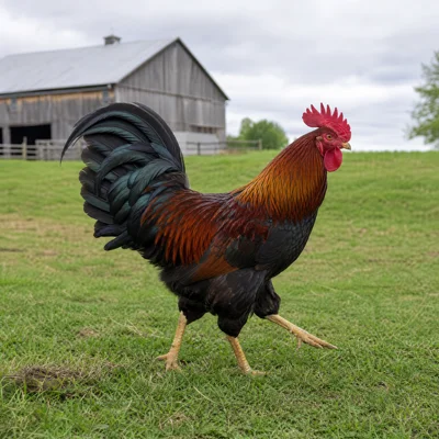 닭 (Gallus gallus domesticus) — 조류 현생 생물 일러스트 | DinoLifePedia