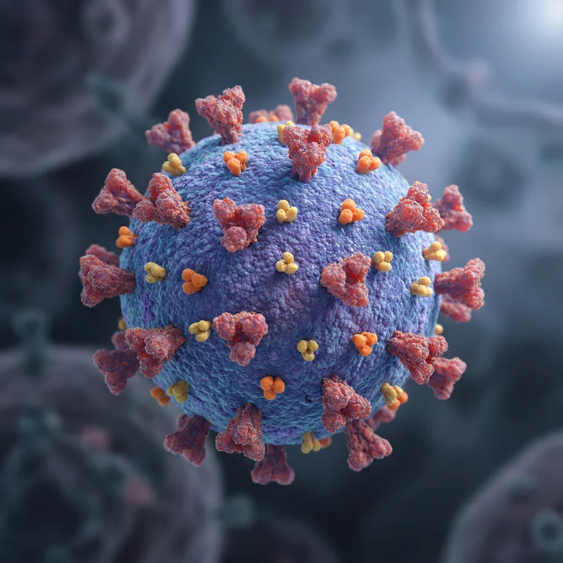 사스코로나바이러스-2 (Severe acute respiratory syndrome-related coronavirus 2) — 바이러스 미생물 일러스트 | DinoLifePedia