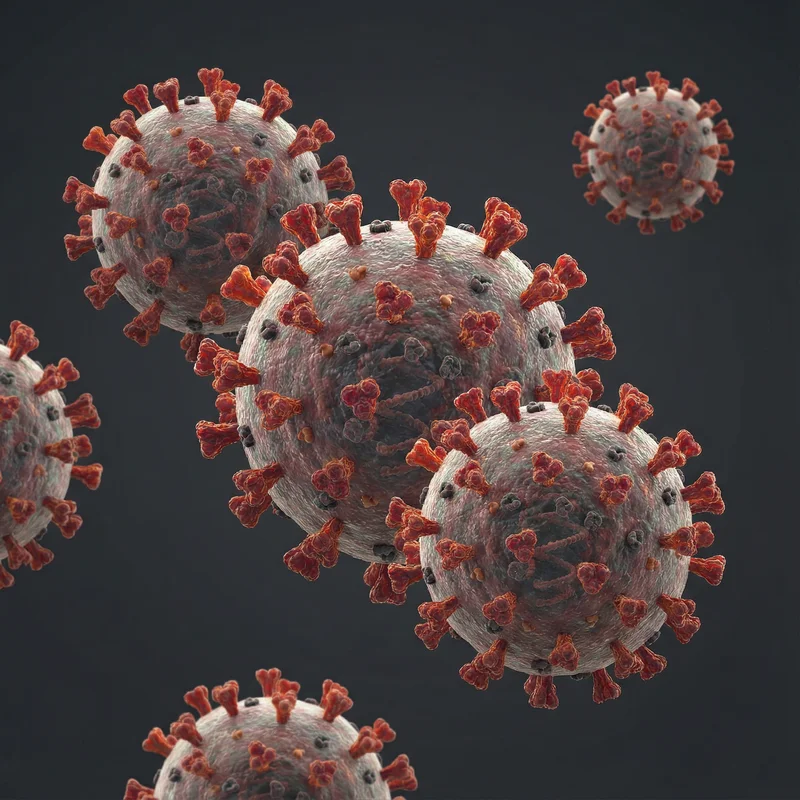 사스코로나바이러스-2 (Severe acute respiratory syndrome-related coronavirus 2) — 바이러스 미생물 일러스트 | DinoLifePedia